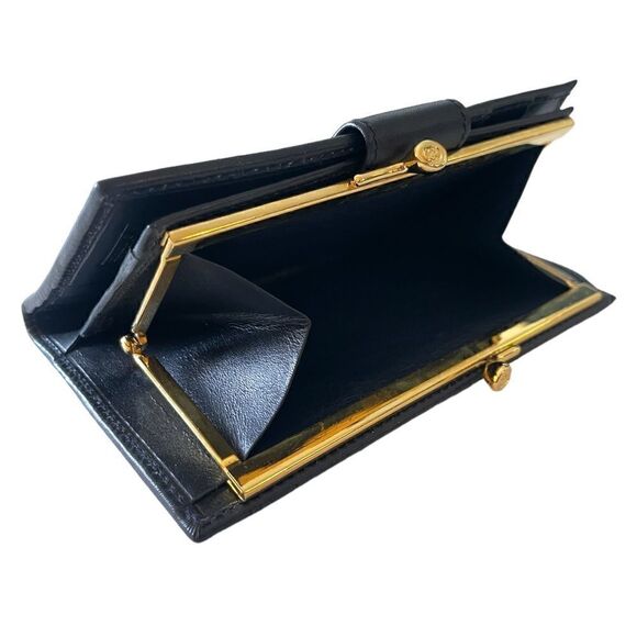 GUCCI Vintage 1980’s Sunshine Print Wallet with KissLock/French Purse - Picture 13 of 16